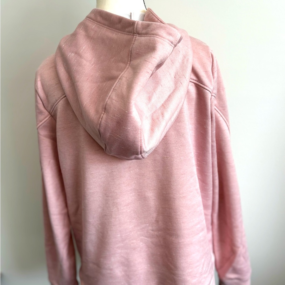 UNDER AMOUR WOMENS PINK LONG SLEEVE PULL ON HOODIE POLYESTER PULL ON. SZ M - Picture 5 of 12